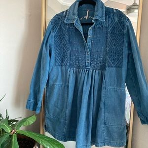 Free People Denim Dress
